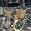Lishi Wicker-Style Bicycle & Balance Bike Front Basket