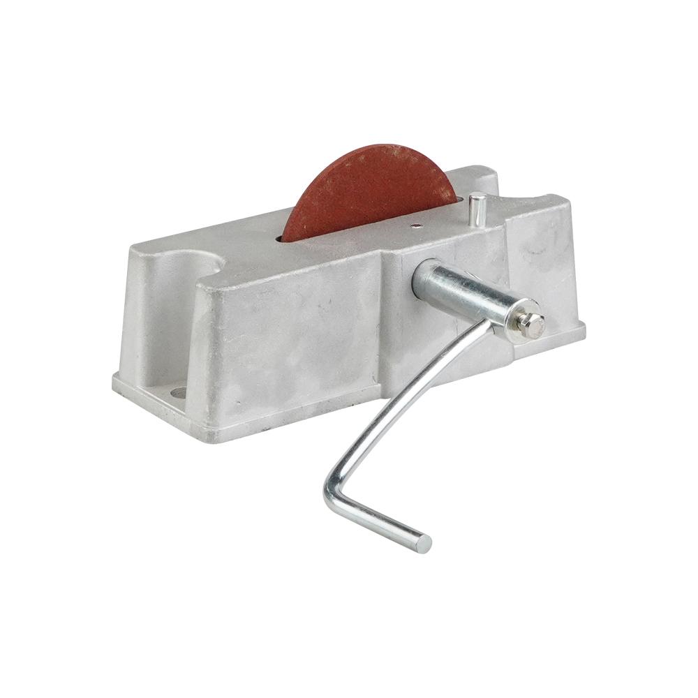 

66785 66786 Ручной шлифовальный станок для алюминиевых поршневых колец, обеспечивающий надлежащее торцевое пространство поршневого кольца, набор инструментов с зернистостью 120 серебряный