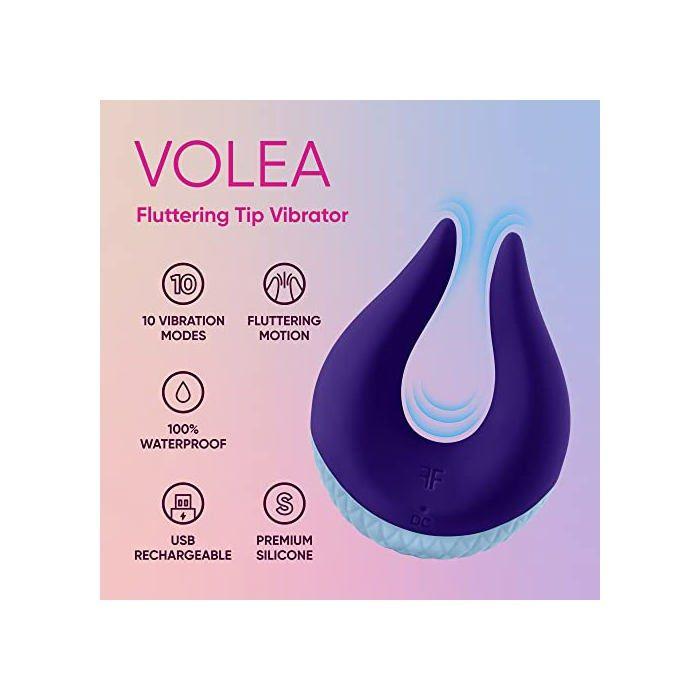 Vibromasseur Externe - Femme Funn - Volea - 10 Modes - Silicone - Rechargeable USB