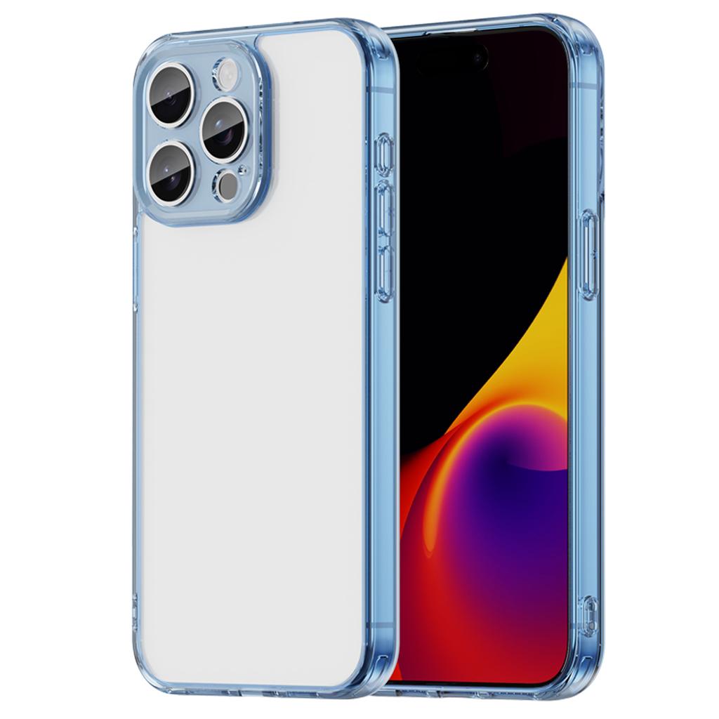 For iPhone 15 Pro Case TPU + Acrylic Phone Back Cover Anti Yellowing