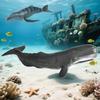 Oenux Ocean Life Animals Whale Dolphin Basking Shark Narwhal Tropical Fish Model Action Figures PVC Education Toy Kids Gift