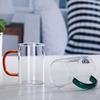 High Borosilicate Heat-Resistant Glass, Breakfast Cup, Milk Juice Cup, Household Large-Capacity Transparent Single-Layer Cup