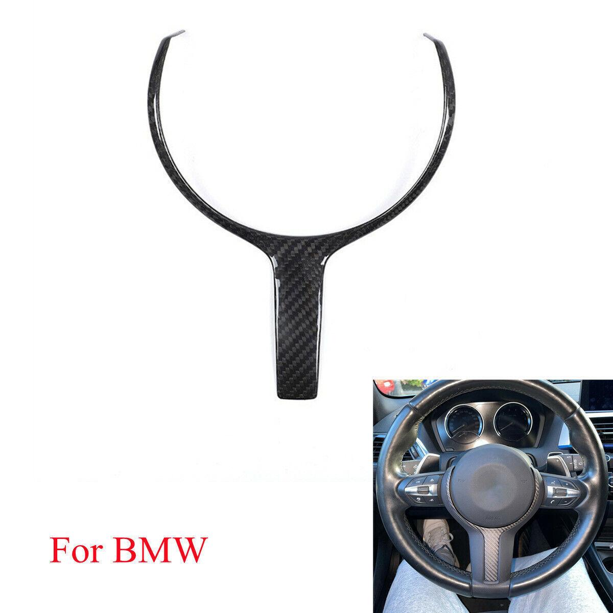 ABS Carbon Fiber Look Steering Wheel Trim For BMW (M-Sport) F10 F06 F12 F13 F32