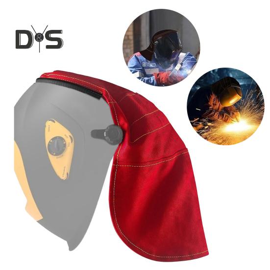 Schweißhelm-Kopfbandabdeckung, flammhemmend, blendfrei, universell, einfach zu installieren, erweiterter Schutz für den Helm
