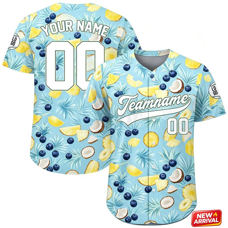 Personalized Men s 3D Printed Fruit Pattern Short-Sleeve Top Summer Fresh Fruit Pattern Shirt S