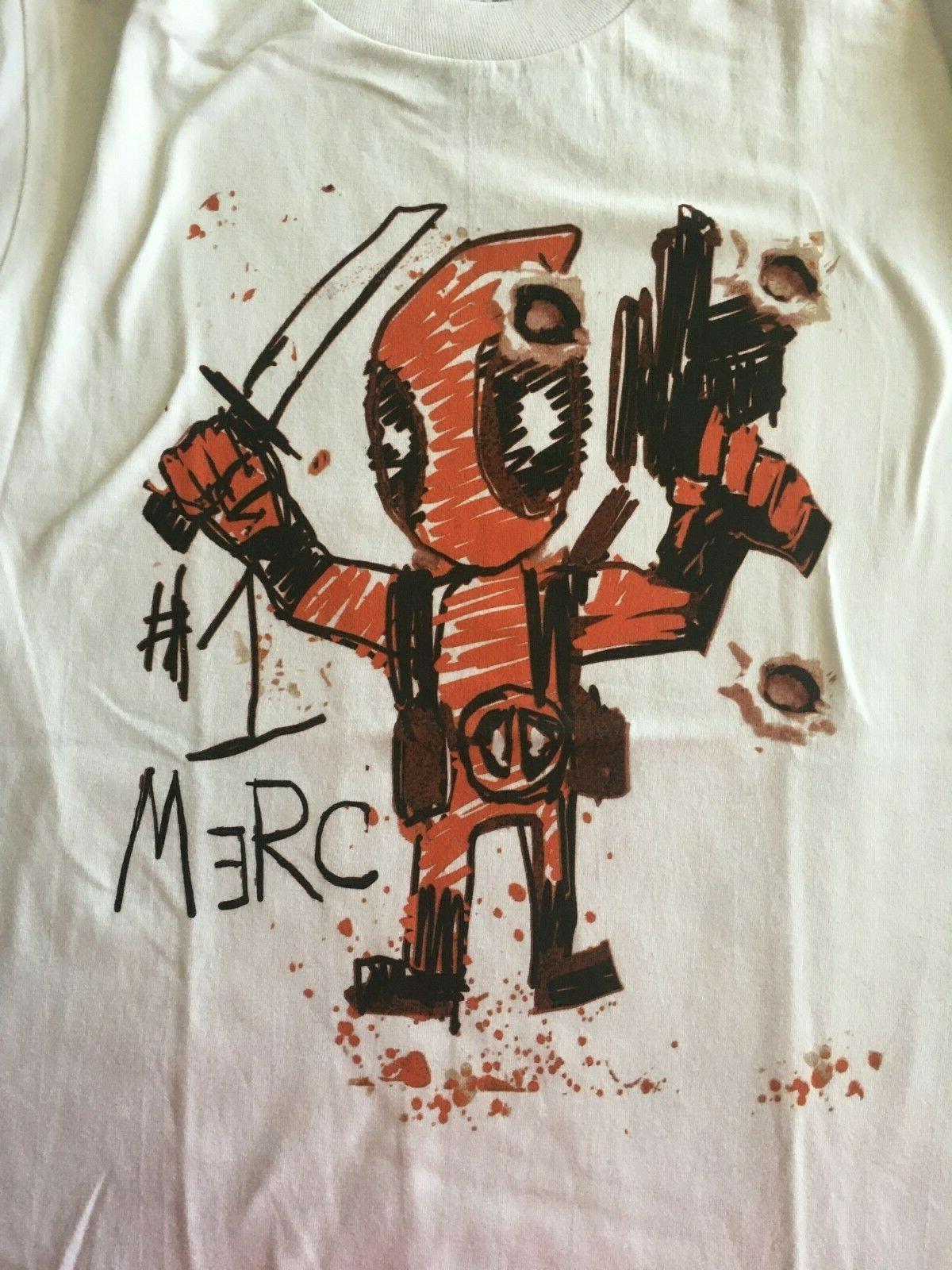 Marvel Дэдпул#1 Футболка Merc MenДоступна в S M НОВАЯ M
