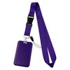 Pure Color Credential Holder Lanyard For Keys Neck Strap Id Card Badge Holder Key Chain Key Rings Accessories Christmas Holiday Gifts