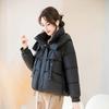 New Korean padded jacket short hooded padded jacket winter new loose fashion thickened cotton jacket
