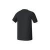 FILA Solid Color Simple Knit Sports Casual Short Sleeve T-Shirt Men Tops Deep-Black A11M417101F-BK