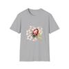 Ladybug Floral Spring T-Shirt, Nature Lover Shirt, Cute Bug Tee, Garden Theme