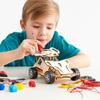 DIY Wooden Remote Control Car Wooden Four Wheel Drive Racing Assembling Science Experiment Kits KIDS STEM Educational Toy