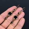 Black Spinel Earrings, Copper Electroformed Earrings Handmade Gemstone Jewelry, Gifts For Wife Brand New Earrings