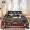 Three-Piece Totoro Series Down Duvet Cover Set with Digital Printing