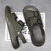 2026Summer New Men Sandals Fashion Casual Beach Sandal Outdoor Non Slip Platform Sandals for Men Cowhide Leather Sandalias Slies