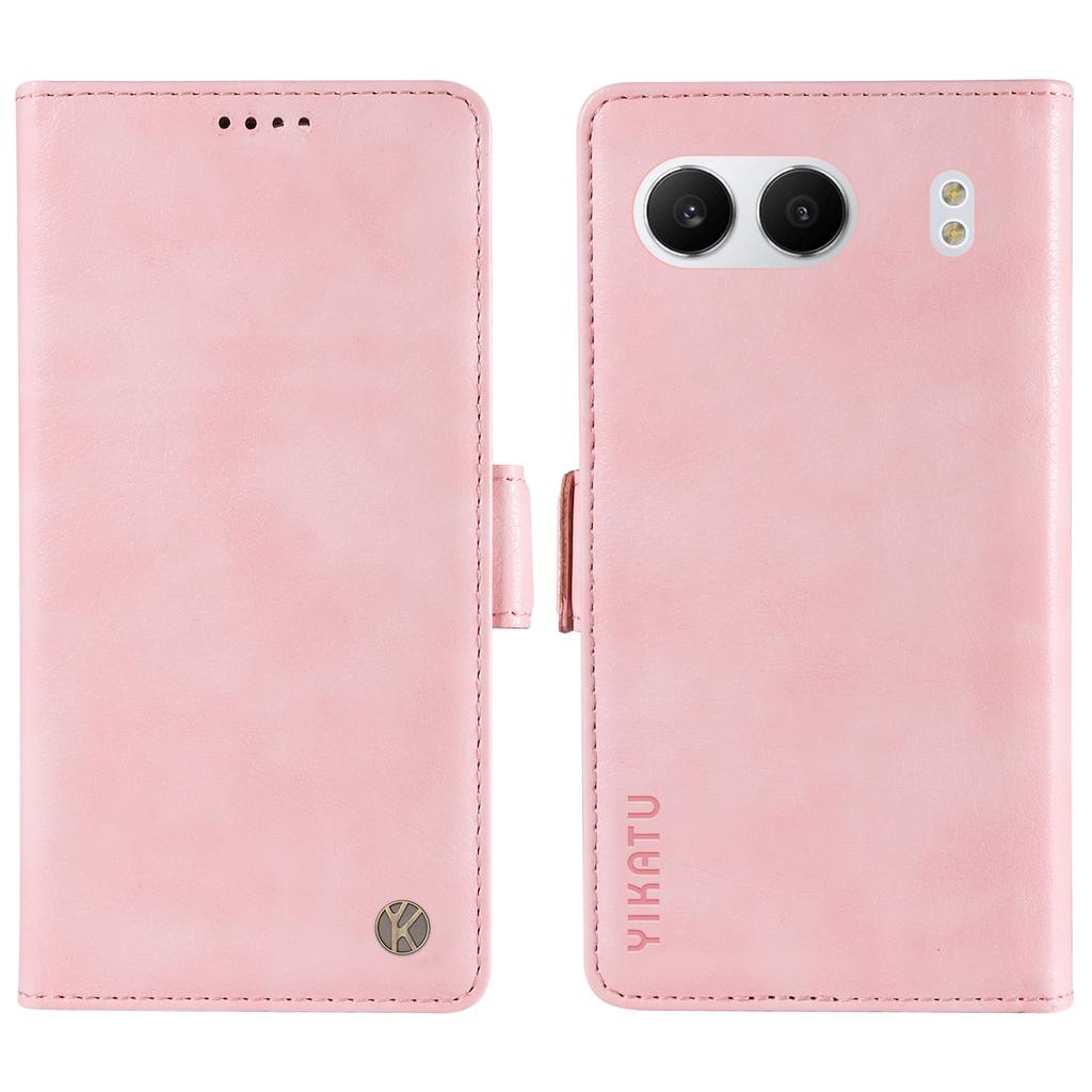 YIKATU YK-007 For OnePlus Nord 4 Case Side Buckle PU Leather Phone Cover Litchi Texture