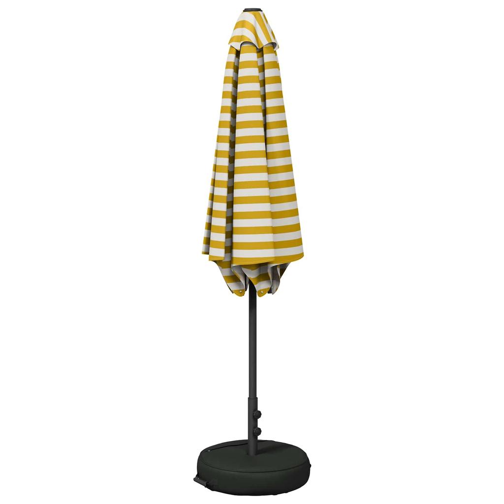 Garden Umbrella with Base 300 X 300 Cm Polyester Rectangular