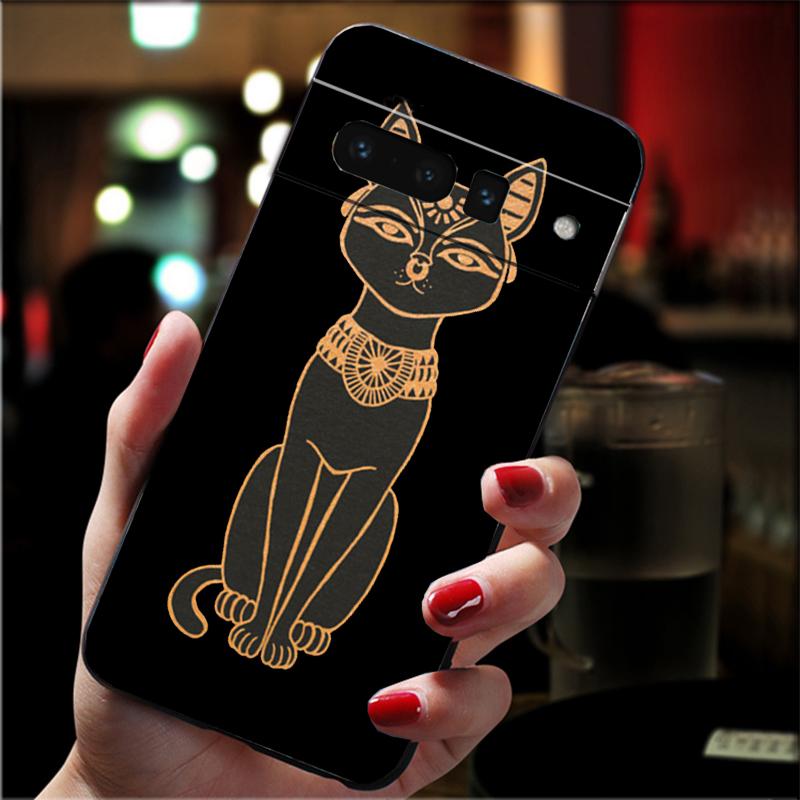 

Phone Case For Google Pixel 10 Pro XL 9 Pro XL 8 7 6 Pro 9A 8A 7A 6A Pixel 8 7 6 5 Artistic Egypt Nefertiti Anubis Ankh Pharaoh Google Pixel 7 Pro
