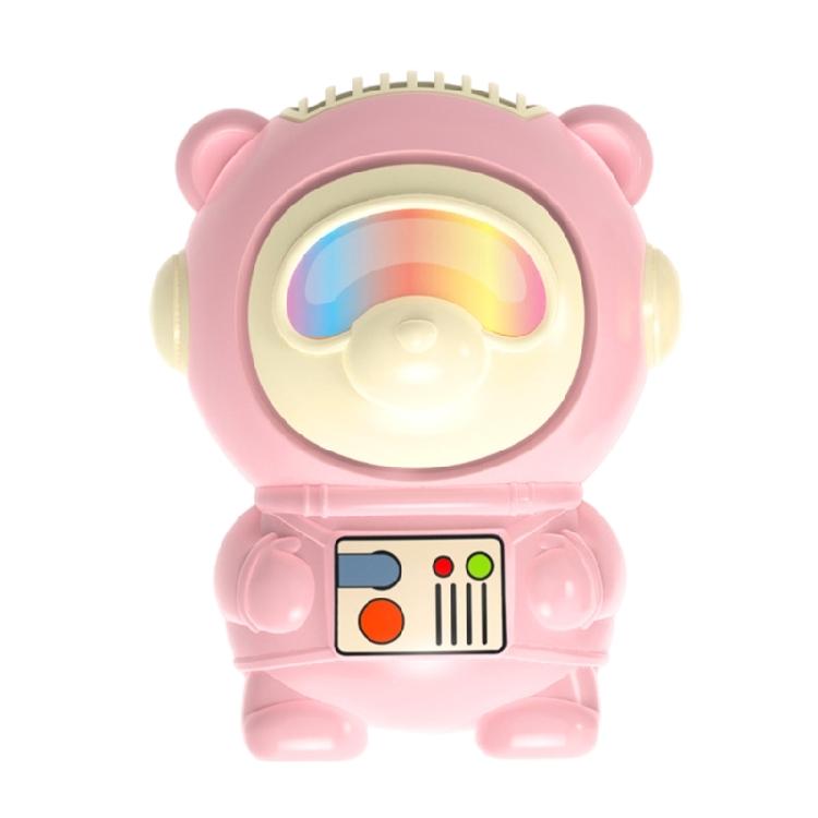 Miniature Desk Fan Cute Bear Handheld Fan 2Speed, Suitable for Cooling Fan