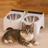 Dust-proof Automatic Cat Food Dispenser Auto Open Cover Infrared Sensor Pet Feeder  for Indoor