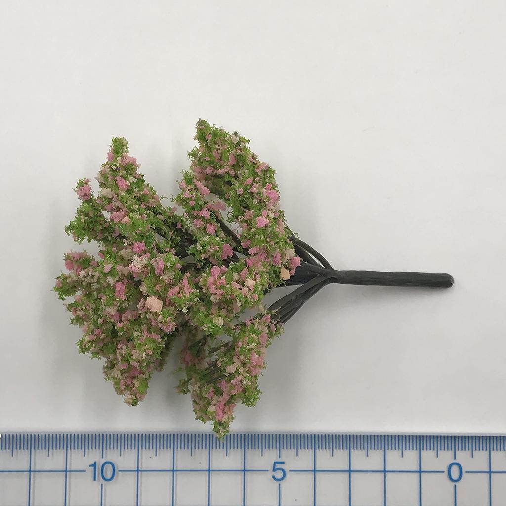 Green Cherry Palm Pine Forest N Architectural Tree Cherry 6 Pieces [DauStage] Blossom, Bamboo, Tree, Willow, Model, Gauge, Diorama, Railway,