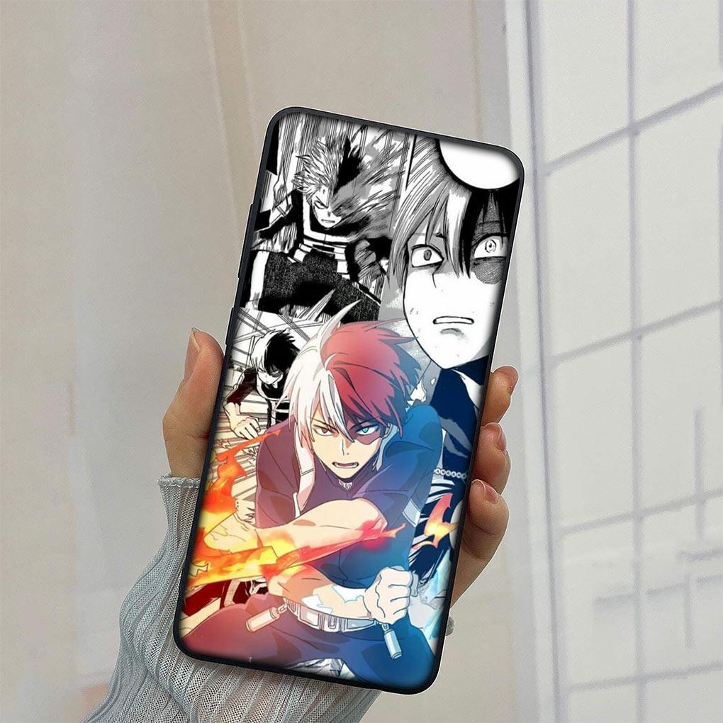 Boku My Hero Academia BNHA Shoto Todoroki Cover Phone Case for Samsung Galaxy S23 S22 S21 S20 Fe Ultra S8 Plus M21 + Casing