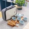 Travel Tea Set, Portable Bag, Kuaike Teacup, Outdoor, Gifts Will Sell Ceramic Kung Fu, One Pot and Four Cups.