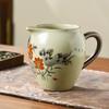 Ru kiln travel Xishi pot, one pot, four cups of teapot, teacup, high-end tea brewer, household ceramic teapot, tea set