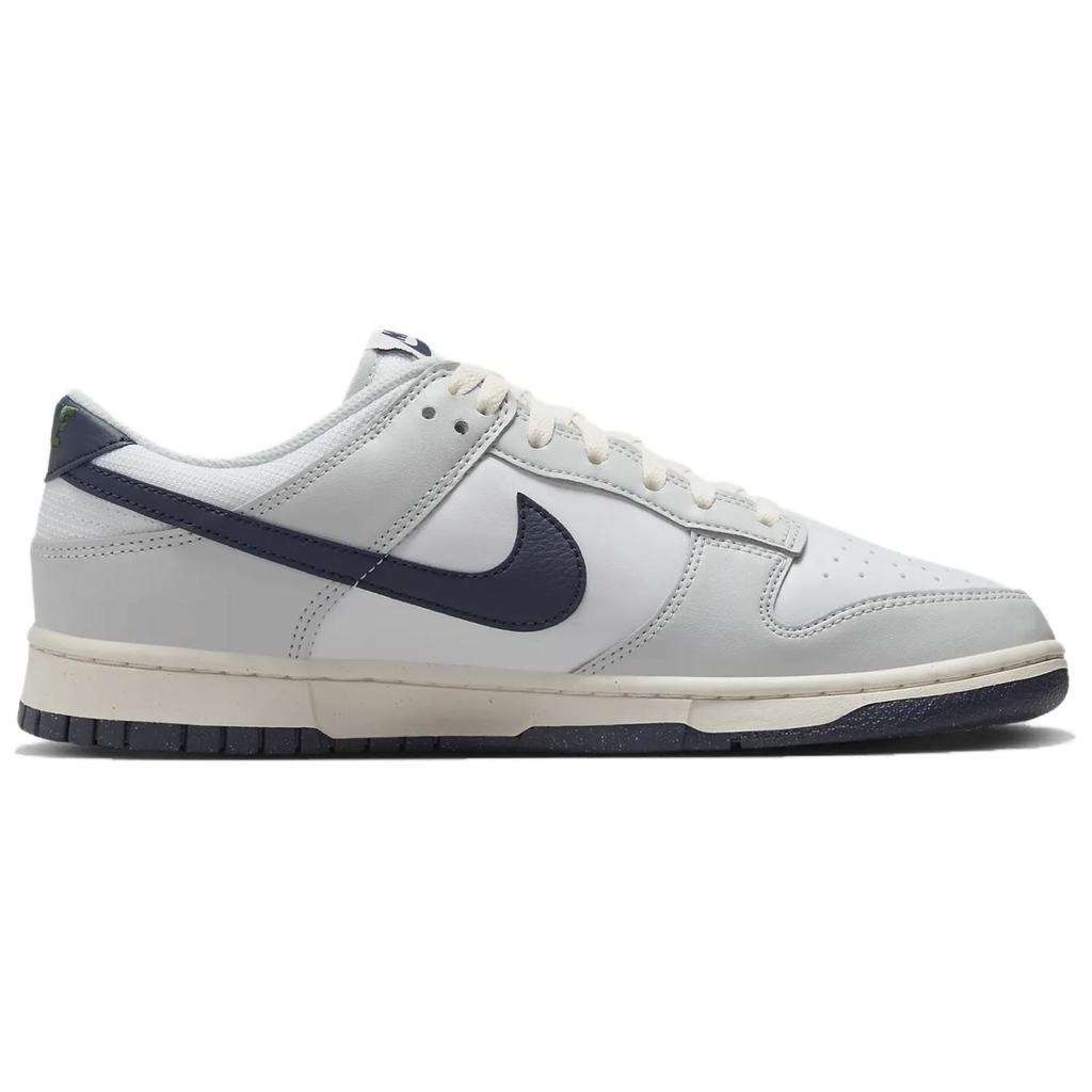 Nike Dunk Low Retro White Midnight Navy Skate Shoes Sneakers DV0831-111