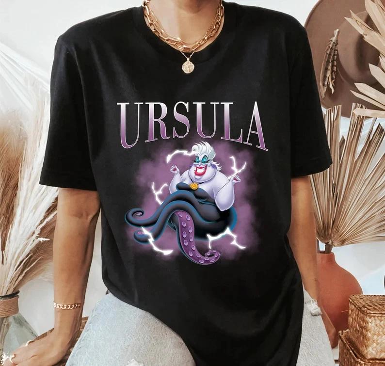 Villains Ursula 90s Portrait Tshirt Unisex1 S