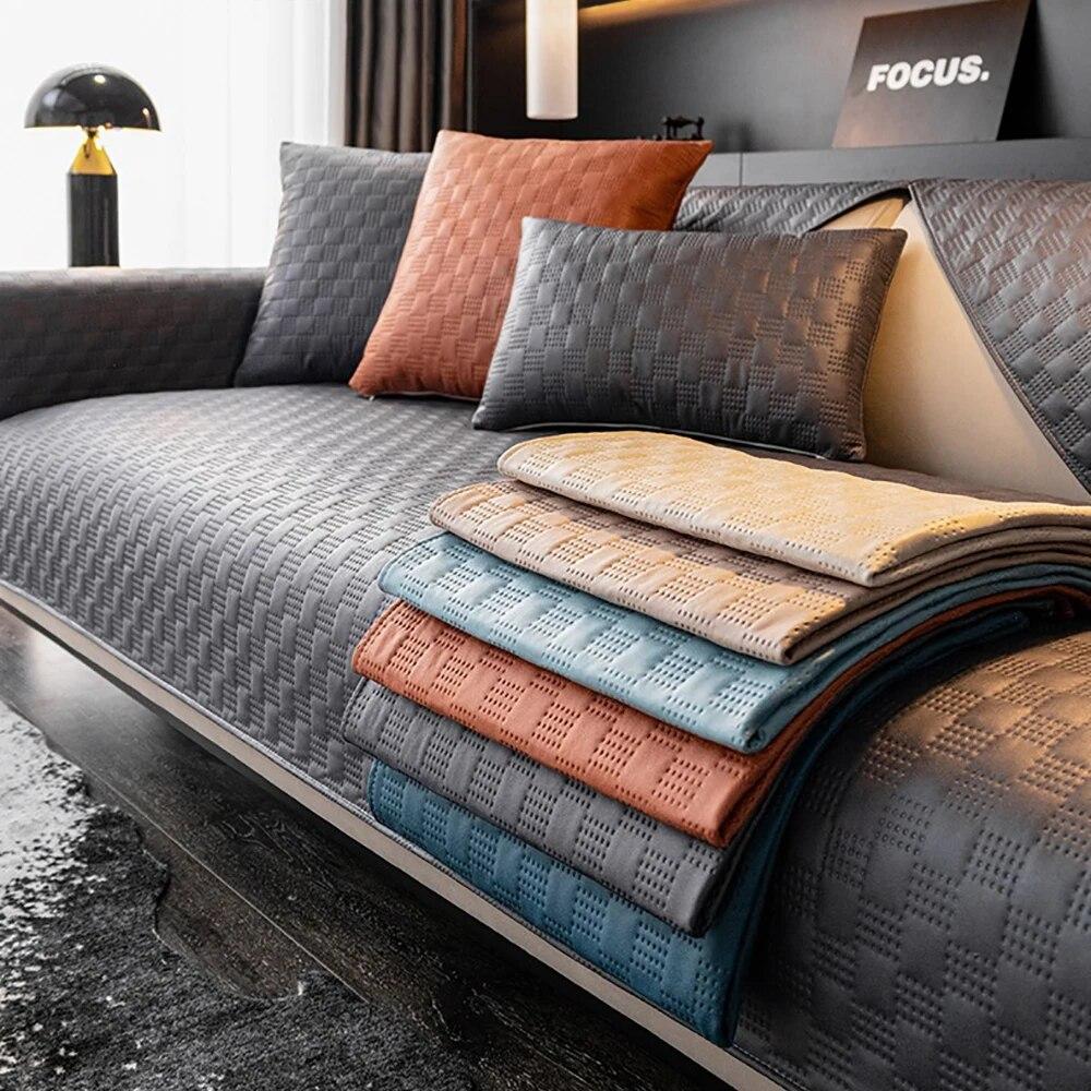 Technology Cloth Waterproof Sofa Cover Anti-slip Four Seasons Universal Sofa Towel Nordic Home Living Room Sofa Cushion Decor