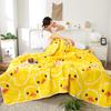 2025 Summer Thin Blanket Printing Bed Quilt Summer Cool Quilt Double Blankets Comforters Skin-friendly Cotton Thin Quilt Soft Bedding Home Textile