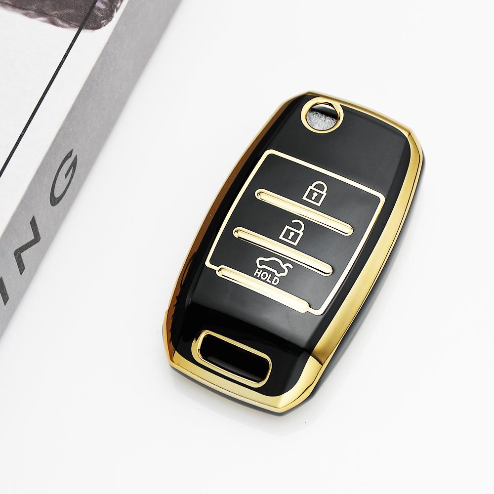 Fashion Tpu Remote Keyless Case Flip Folding Car Key Cover For Kia Ceed Sorento Cerato K2 K3 K4 K5 Sid Rio Soul Sportage