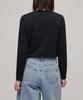 MUSINSA STANDARD WOMAN Women'S Flexible Crew Neck Long Sleeve T-Shirt [Black]