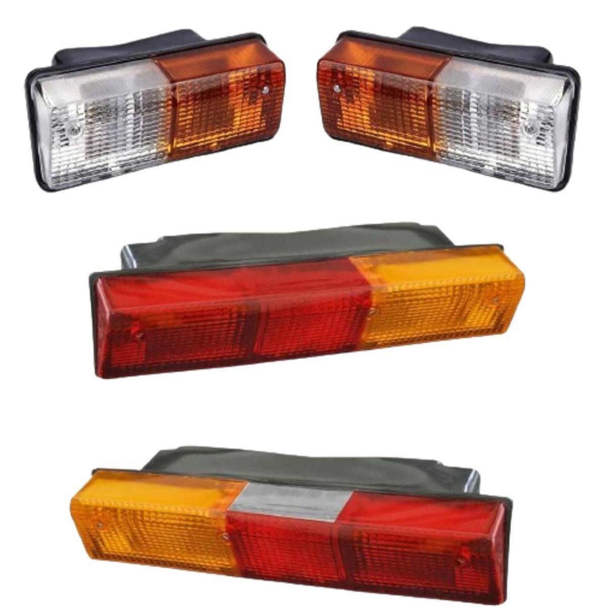 

Front Side Indicator and Tail Lights Assembly Light Set Suitable for IH | Fiat | Ford | Landini and Massey Ferguson Tractors Light