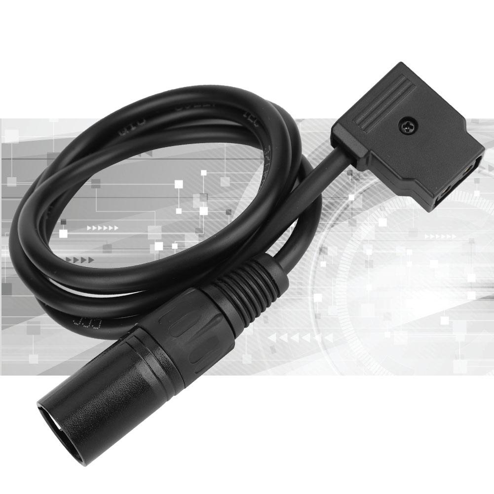 D tAP Female To XLR 4pin Male Adapter Power Cable Adapt XLR To D tAP Female Cord 100cm