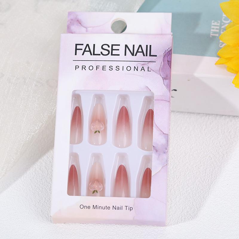 2026 Korean Style Cat Manicure: Medium-Long Wearable Nail Tips, Handmade & Detachable
