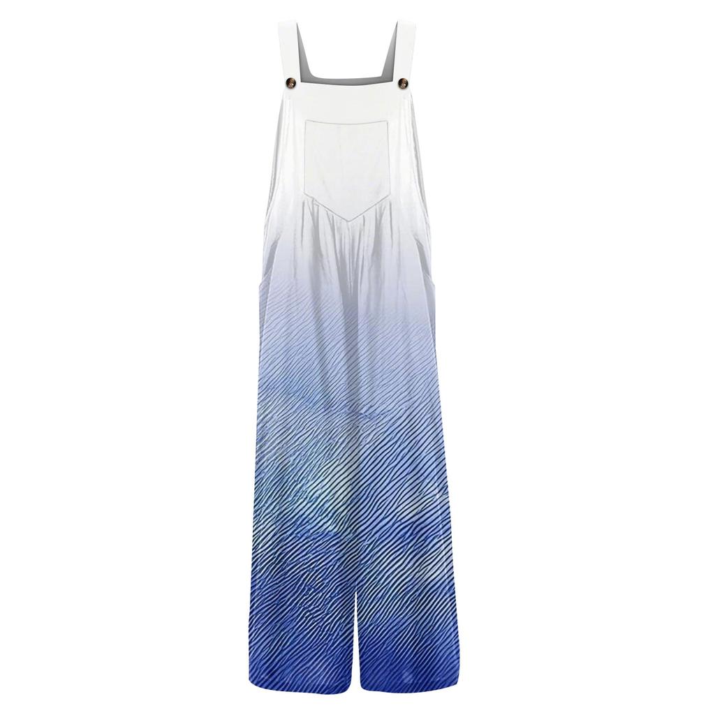 Women's Casual Fashion Sleeveless Overalls Jumpsuit