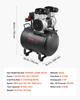 VEVOR Air Compressor, 10 Gallon Steel Tank, 2HP 5.3 CFM@90 PSI Oil Free Air Compressor & Max. 125PSI Pressure