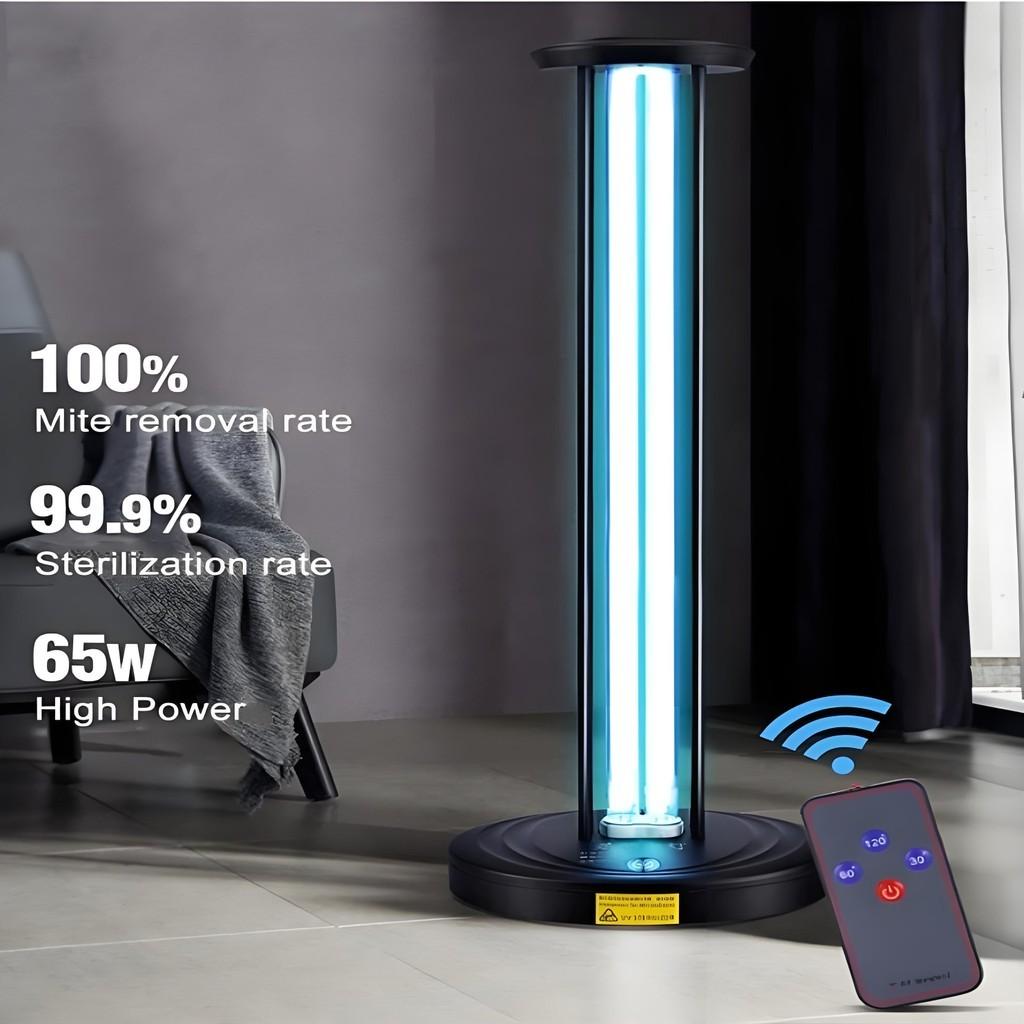 65W/100W UV Light Sterilizer Household Ultraviolet Germicidal Lamp Portable UV Disinfection & Sterilization Ozone Lamp