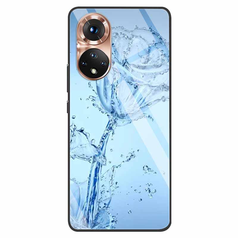 Luxury Case for Huawei Honor 50 Cover Tempered Glass Cover for Huawei Honor 50 Phone Case Honor50 6.57" Coque Bag Fashion Bumper