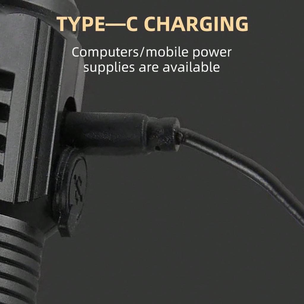 LED Flashlight Night Walking Portable Brightness Strong Stroboscopic Lighting Little Flash Lamp