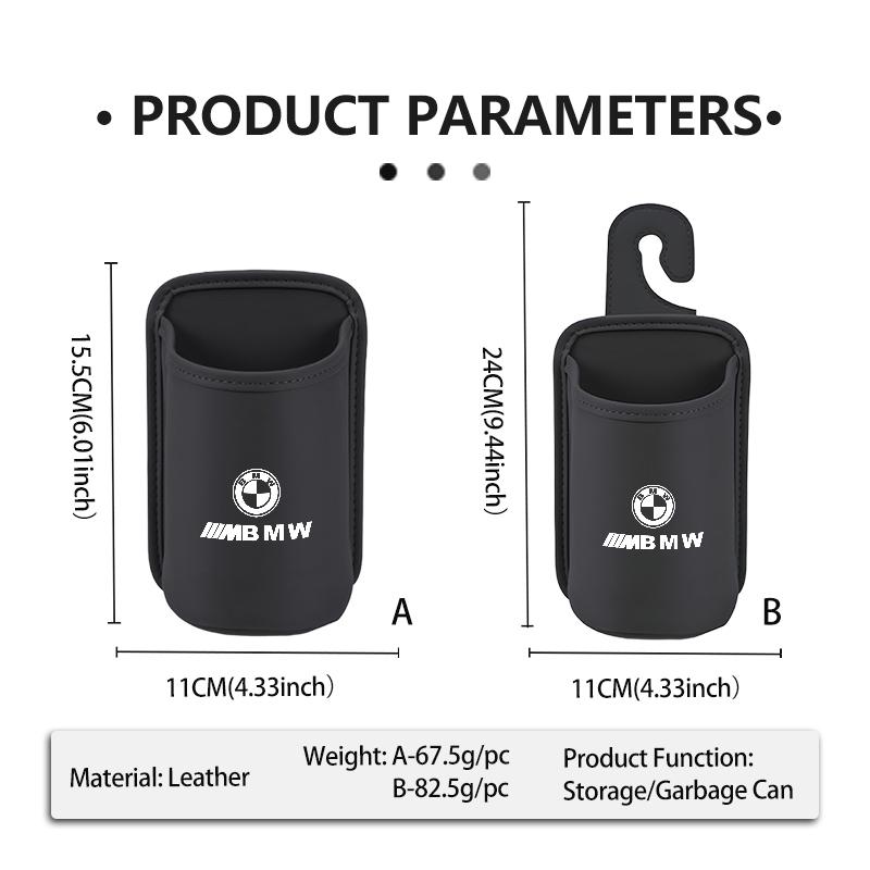 Car Rear Seat Cup Drink Holder Back Seat Hanging Storage Hook For BMW M F10 F20 F30 F40 F15 F25 F26 F31 F49 E62 E83 E84 Fr2