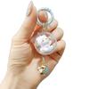 1 Piece Household Student Schoolbag Pendant Cute Three-Dimensional Bell-Shaped Cat Wind Chime Keychain Girl Bag Accessories