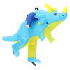 Aufblasbares Pferdekostüm Halloween Kostüm Cosplay Aufreitendes Triceratops Aufblasbares Outfit für Festival Performance Karneval