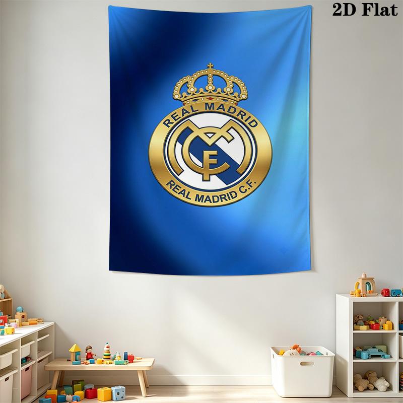 Real Madrid Cf Legacy Gold Blue Bedding 1 Duvet Cover 2 Pillowcase Without Core Soft And Comfortable Bedding Set Duvet Cover And Pillowcase