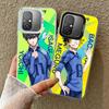 Anime Blue L-Lock Desgin Shockproof Phone Case for Xiaomi Poco X7 X6 X5 X3 Pro F7 Ultra M8 Redmi 15C 15 14C 13C 12C 10C 13 12 10
