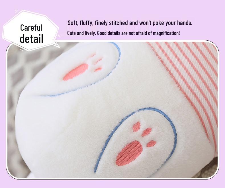 Cute Soft Rabbit Hug Pillow – Long Plush Cushion & Doll for Girls