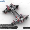 MOC 4WD Four-wheel Drive Independent Suspension Differential Chassis Steering Axle Building Blocks Tech Car Parts Toys Kids Gift