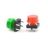 25Sets Momentary Tactile Push Button Touch Micro Switch 4P Pcb Caps 12X12X7.3Mm