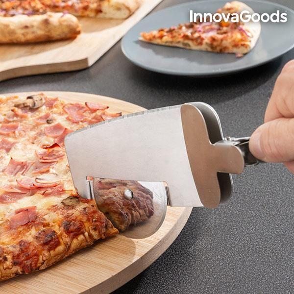 Pizza-Schneider 4 in 1 - INNOVAGOODS - Nice Slice - Edelstahl - 28 x 4 x 9 cm